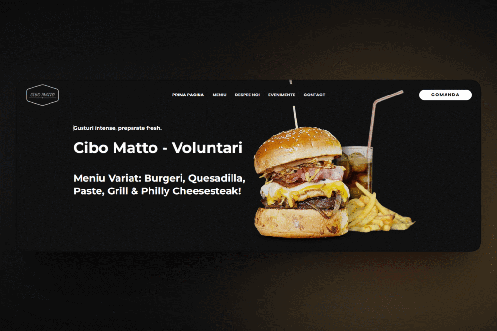 Creare Site - Restaurant