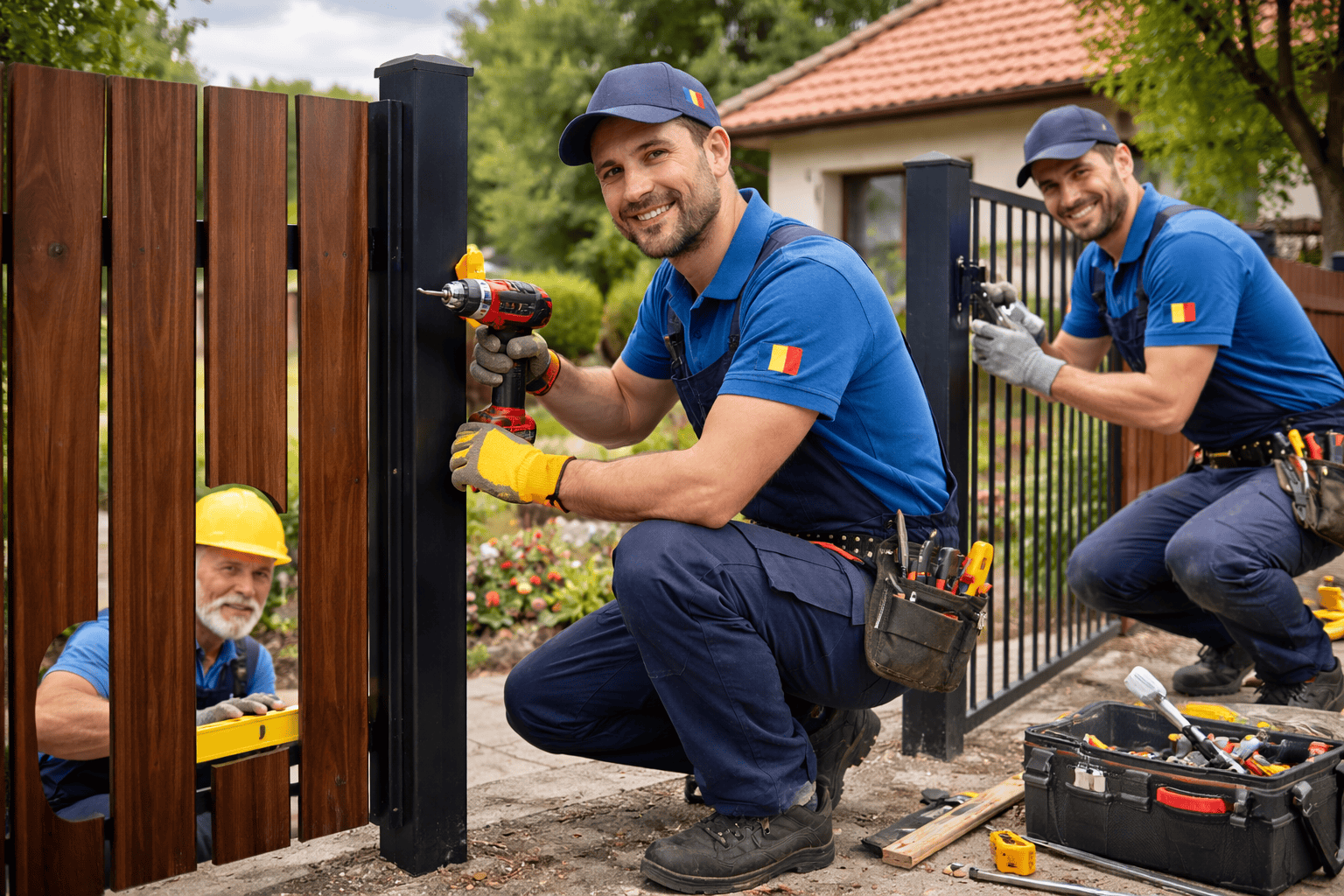 Creare site construcții porți și garduri pentru firme și echipe locale