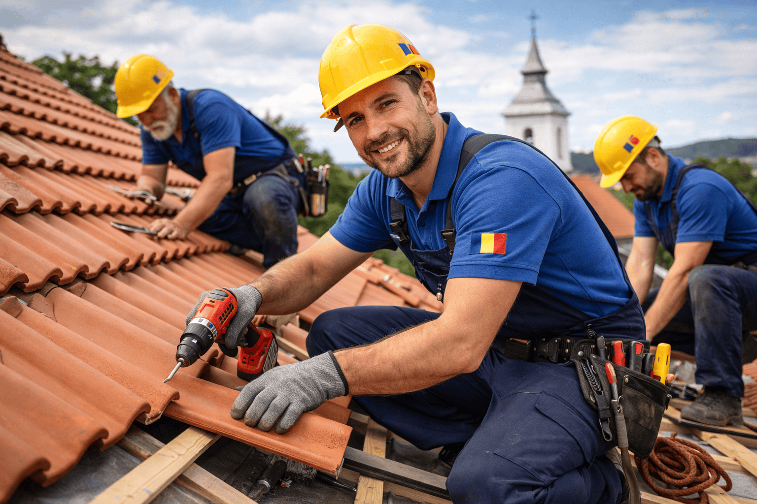 Creare site pentru repararea acoperisurilor cu design premium